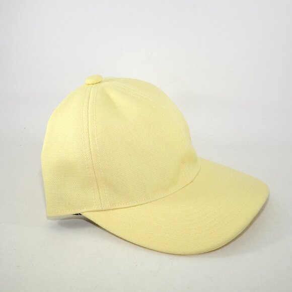 Pilgrim Surf Supply Made in Japan Yellow 6 Panel Hat Cap Canvas Cotton - Picture 4 of 6